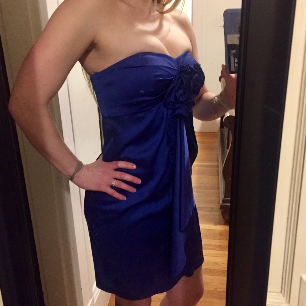 Max & Cleo royal blue cocktail/evening dress